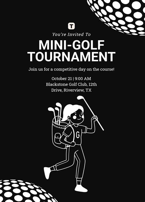 Free Golf Day Invitation Template To Edit Online