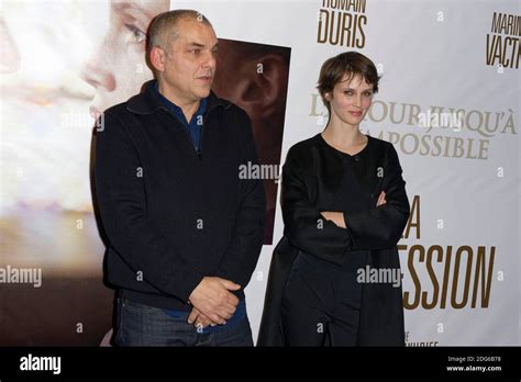 Nicolas Boukhrief Et Marine Vacth Lors De La Premiere Du Film La Confession A L Ugc Cine Cite