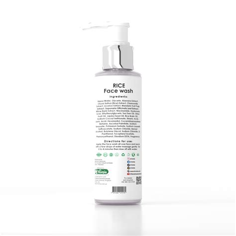 rice face wash 11