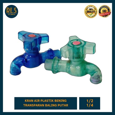 Jual Kran Air Plastik 1 2 1 4 Kran Bening Transparan Keran Tembok