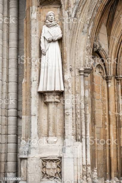 Statue Of Mother Julian Norwich City Stock Photo - Download Image Now ...