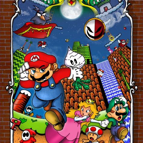 Super Mario Bros 2 Poster Etsy