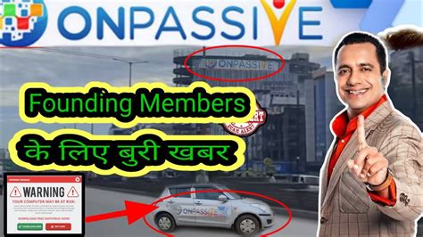 Onpassive Founding Member S Bad News Onpassive New Update Onpassive