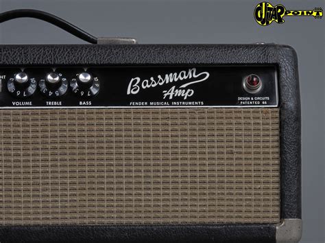 1966 Fender Bassman 50Watt Blackface Vi66FeBassmanA23674