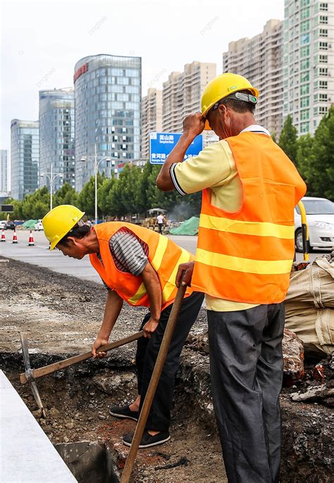 Photos Des Travailleurs De La Construction Au Travail Fond Ouvrier Du