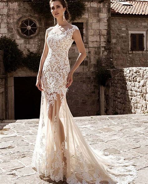 Hellobridal Zweiteilige Brautkleid Mit Spitze Appliques T Ll