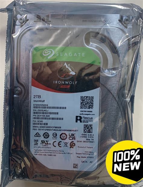 Original Seagate Ironwolf 2tb St2000vn004 5900rpm 3 5 Nas Hdd Hard Disk Drive Ebay