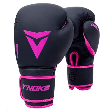 ᐉ Боксерские перчатки V`Noks Ultima 10 унций Black Fuxia