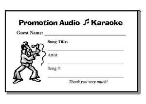 200 Karaoke Song Request Pads 25 Sheets Per Pad 5000 Sheets EBay