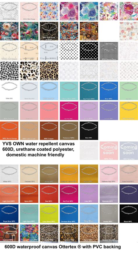 Waterproof Canvas Ottertex® & Water Repellent Canvas – Your Vinyl Source