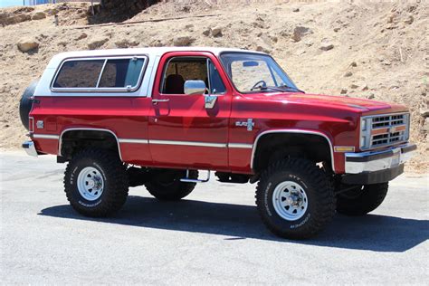 Sold Socal Well Documented 1986 Chevrolet K5 Blazer Silverado In 2023