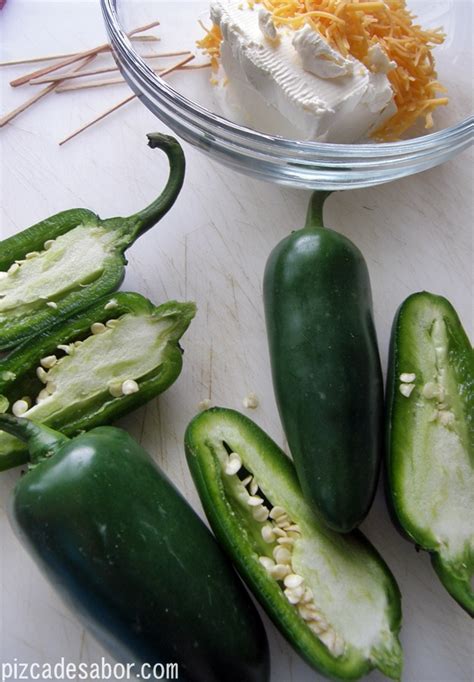 Arriba 67 imagen receta de jalapeños rellenos de queso crema Abzlocal mx