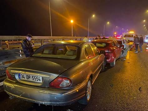 Bolu da zincirleme trafik kazası 5 yaralı