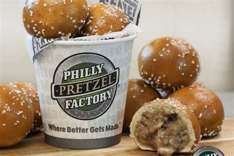 Philly Pretzel Factory unveils new mini cheesesteaks, and a Tangy ...