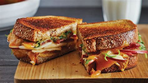 Grilled Cheddar Bacon Apple Sandwiches Foodland