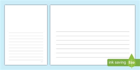 Half And Half Lined Paper Teacher Made Twinkl Worksheets Library