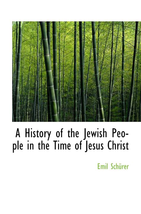 Amazon.com: A History of the Jewish People in the Time of Jesus Christ ...