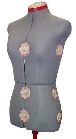 Singer Dress Form DF150G Sizes 10 16 Fully Adjustable GRAY