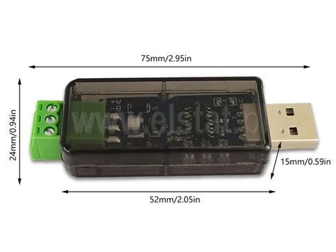 Przemys Owy Konwerter Usb Na Sygna Rs Elstat Automatyka