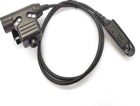 Wodasen Tactical U94 Ptt Adapter Cable For Motorola Radio Ht750 Ht1250 Ht1250ls