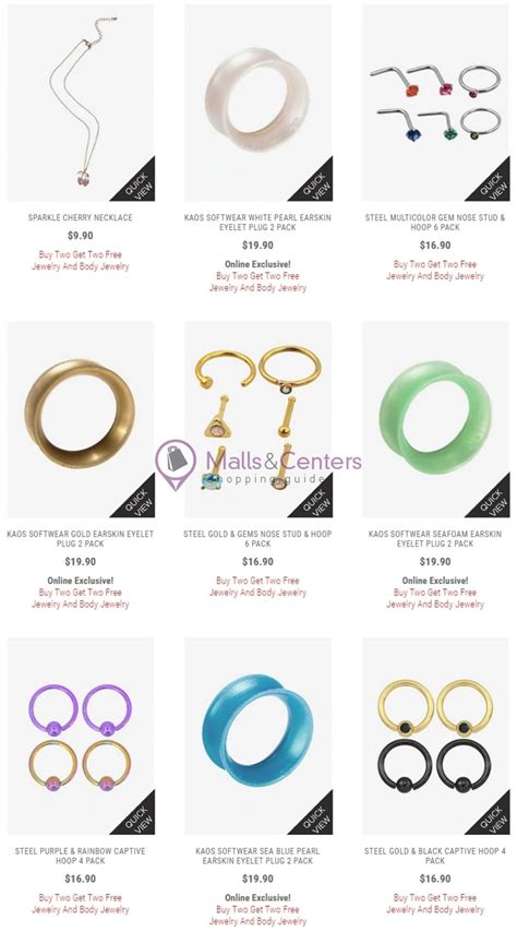 Hot Topic Weekly Ad Sales Flyers Specials MallsCenters