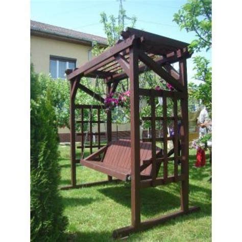 Balansoar Pentru Gradina Cu Pergola Din Lemn