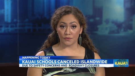 Kauai Public School Canceled Due To Flash Flooding Youtube