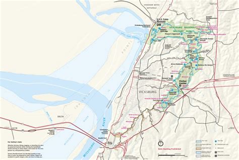 Vicksburg National Military Park Map by US National Park Service | Avenza Maps