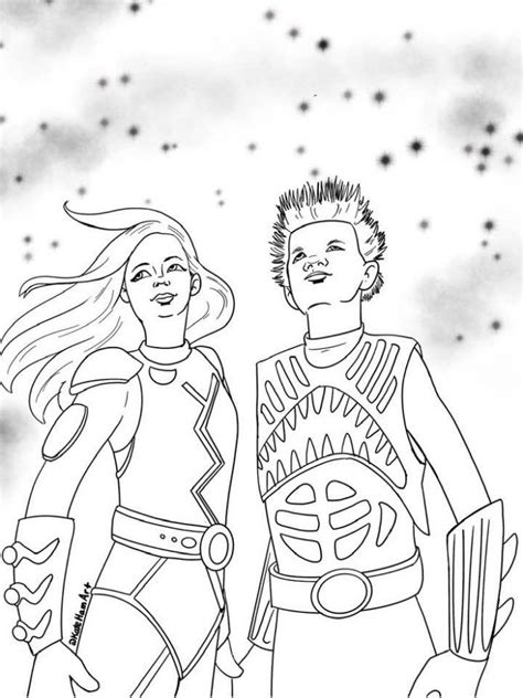 Lavagirl Coloring Pages