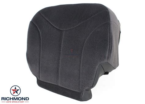 1999 2002 Gmc Sierra Sle Z71 Slt Replacement Cloth Seat Cover Driver Side Bottom Dark Gray