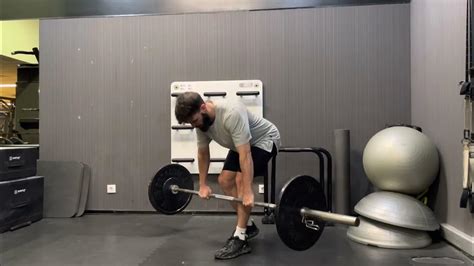 B Stance Barbell Romanian Deadlift Exercise Library Romain Kollar Youtube