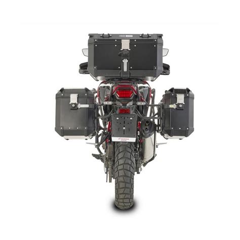 Bauletto Givi Trekker Outback 58 Litri Monokey Alluminio Nero