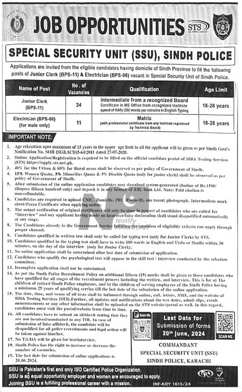 Sindh Police Jobs 2024 All Police Vacancies In 2024 Notify Pakistan