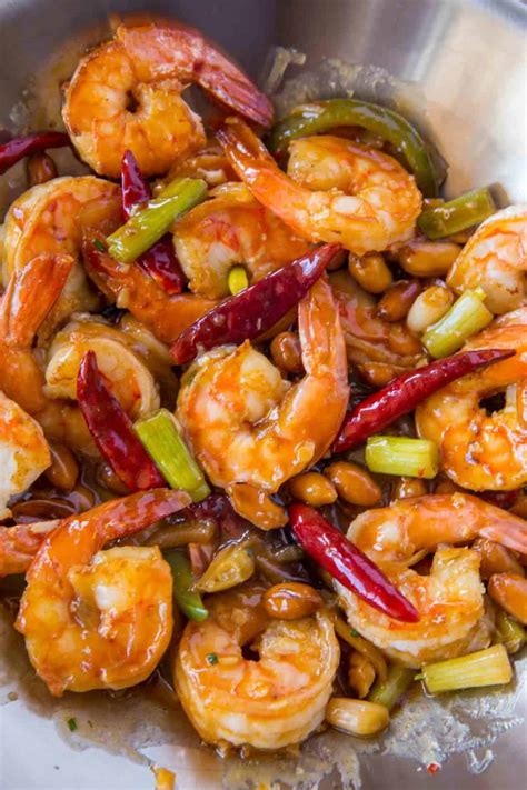 Kung Pao Shrimp Recipe Dinner Then Dessert