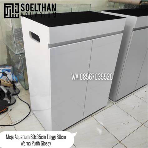 Jual Kabinet Meja Aquarium Lemari Akuarium 60x35 Cm Tinggi 80 HPL TACO