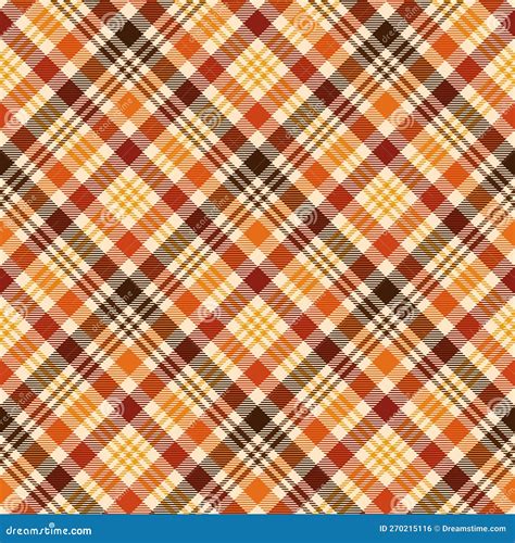 Autumn Plaid Seamless Pattern Stock Vector Illustration Of Cloth