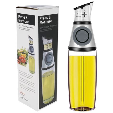 Verlacoda Olive Oil Dispenser Bottle Oz Measuring Oil Sprayer