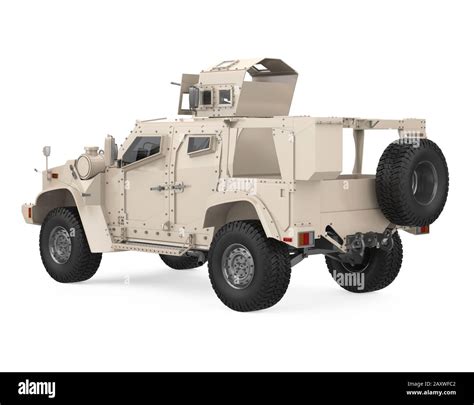 Humvee High Mobility Multipurpose Wheeled Vehicle Isolated Stock Photo