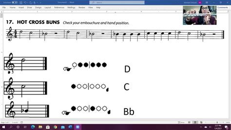 Flute Review Hot Cross Buns YouTube