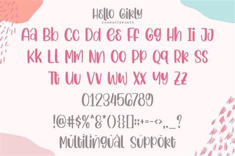 Hello Girly A Girly Handdrawn Font 714304 Display Font Bundles