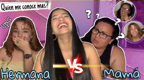 Quien Me Conoce Mas Hermana Vs Mam Samy Rivera Youtube