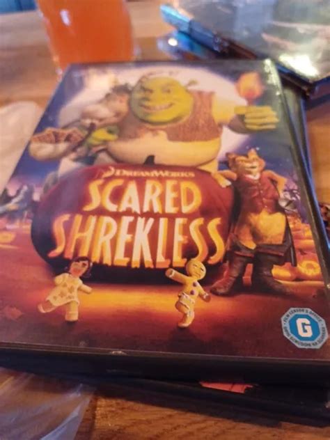 SCARED SHREKLESS SCARY Stories With Boots Motel Dreamworks Uk Dvd New