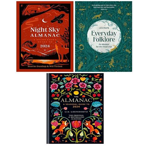 almanac collection  books set everyday folklore liza frank night sky