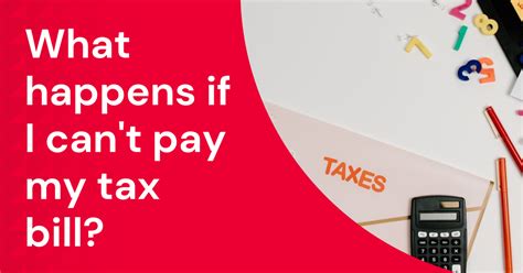 What Happens If I Cant Pay My Tax Bill Haines Watts Group