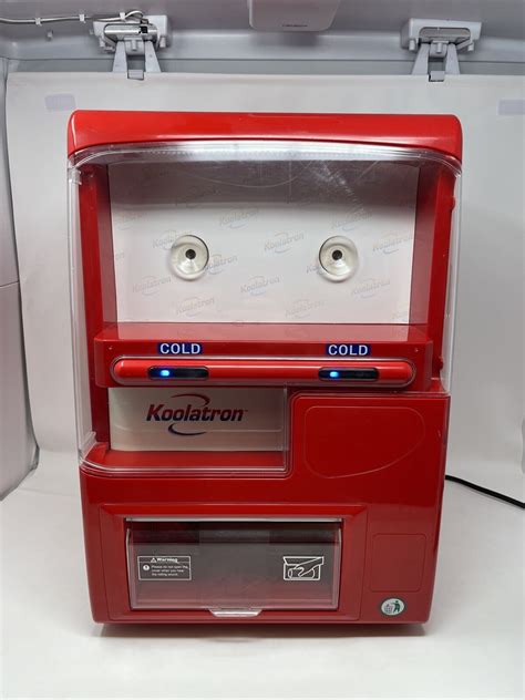 Koolatron Ec 23 Red Soda Cooler Vending Machine Beer Light Up Mini