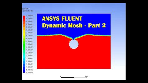 Ansys Fluent Dynamic Mesh Part 2 4 Youtube