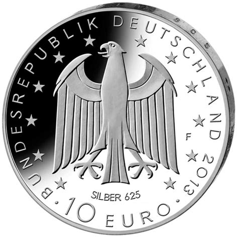 Deutschland 10 Euro 2013 200 Geburtstag von Georg Büchner 12 20