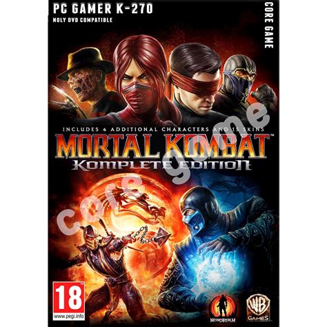 Mortal Kombat Komplete Edition แผ่นเกมส์ แฟลชไดร์ฟ เกมส์คอมพิวเตอร์ Pc