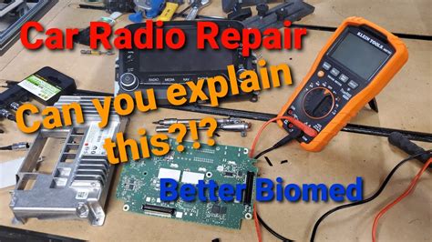 Car Radio Repair Can You Explain This I Can T Youtube