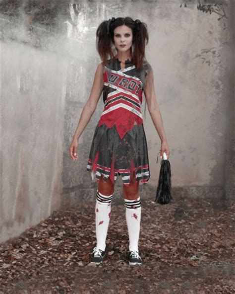 Zombie Cheerleader Costume For Women